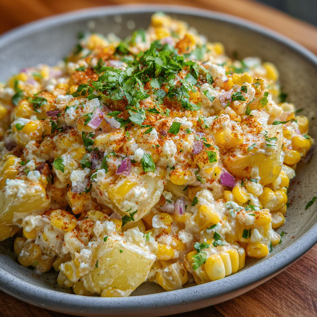 Upgrade Your BBQ: Zesty Mexican Street Corn Potato Salad Guide